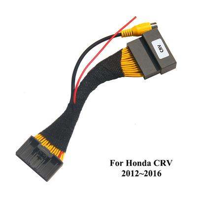 1PCS 32-pin Car RCA Input Rear View Camera Cable For Honda CRV CR-V 2012-2016