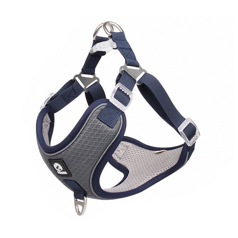 Adjustable Reflective Shiba Inu & Corgi Harness: Anti-Pull Leash Vest for Medium to Large Dogs