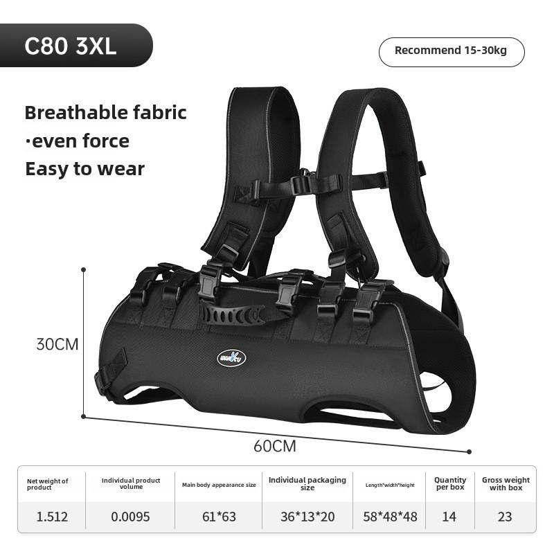 Imbracatura per Cani con Schiena Incrociata Grande Portatile Traspirante Borsa per Animali Domestici per Cani Zaino di Soccorso Prodotti per Animali Domestici Impermeabile Resistente allo Sporco