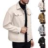 Autumn & Winter Lapel Woolen Men's Coat - Casual Sport Business Jacket