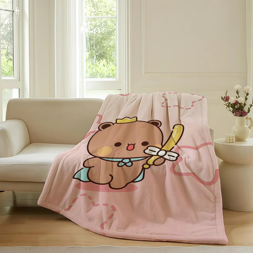 Cartoon cute Bubu Dudu Blanket For Sofa Office Bed Plane Travel Sleep Read Relax Camping Soft And Warm