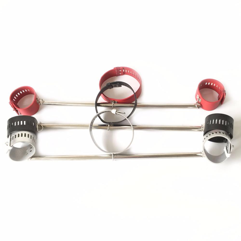 Black Emperor Stainless Steel & Leather Collar and Handcuff Devices Bdsm Bondage Adult Sex Toys for Couples
