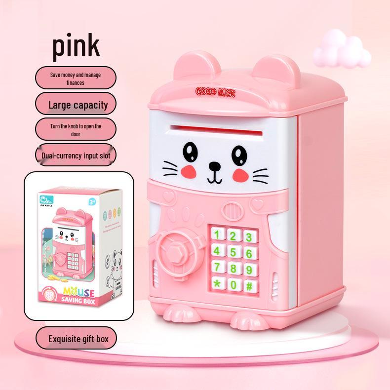 

Мила скарбничка для дітей – Креативний подарунок для збереження грошей для хлопчиків та дівчаток 7.9 x 8 x 11.5 cm