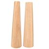 2pcs Round Oval Shape Wooden Bracelet Making Stick Bangle Mandrel Wire Wrapping Tool Jewelry Making Tool