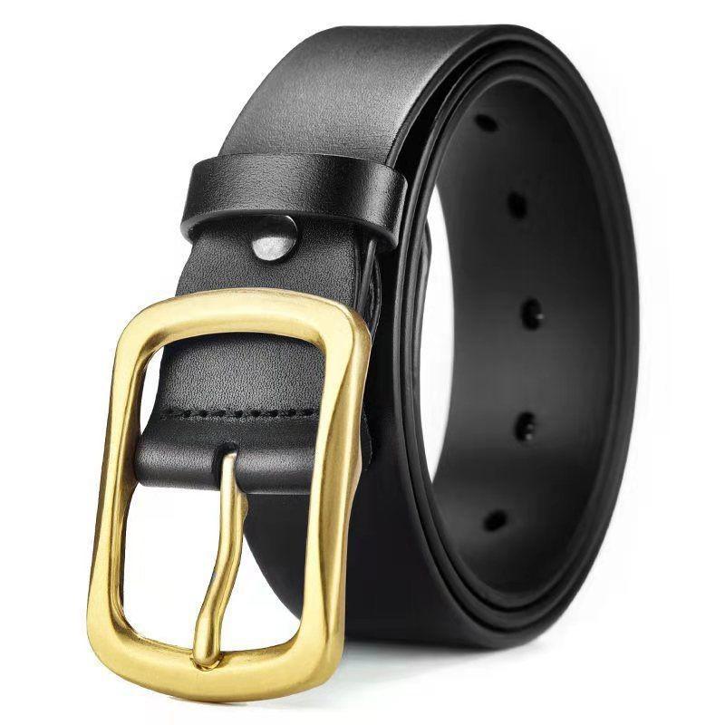 Trendy Unisex 2024 Automatic Waist Belt With Highquality Pin Buckle For Fashion