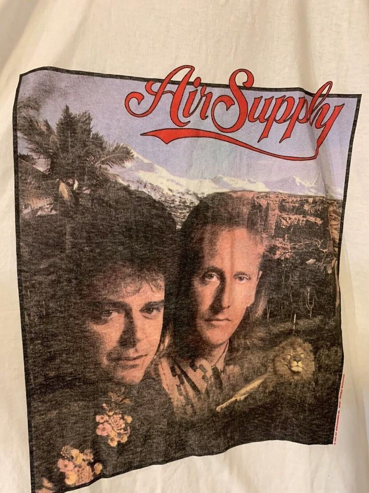 

VTG Air Supply World 1990 Music Band Shirt Classic Unisex White S-5XL E1241 Unisex T-Shirt XXL