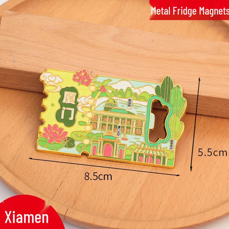Mudanjiang Kühlschrankmagnet Flaschenöffner - Kundenspezifischer Metall-Kultur-Souvenir 2025