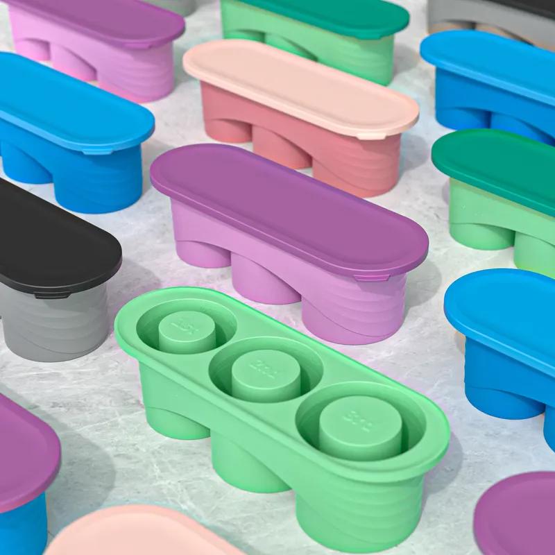 Ice Cube Tray for 20 30 40 Oz Tumbler Cup Silicone Ice Mold with Lid Ice Maker for Drinks Coffee Stanley Cup Accessories