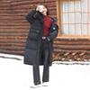 In Winter, The New Long Korean Version of Loose Down Cotton-padded Clothes Is Long and Thick Over The Knees.