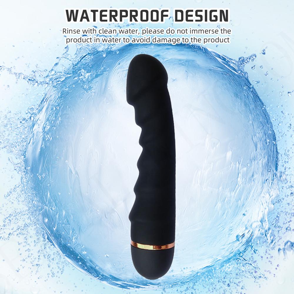 Powerful G Spot Vibrator for Deep Penetration Adult Sex Toys for Women Full Silicone Soft Vibrating Dildo Massager for Clitoral