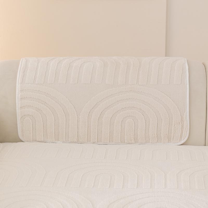 Simple Modern Sofa Cushion Autumn and Winter Light Luxury Non-Slip Sofa Plush Cover