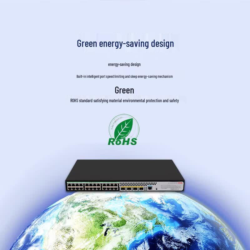 H3C S1850V2-28X-HPWR 24-Port Gigabit Managed PoE+ Switch