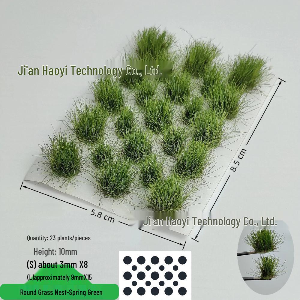 10mm23 Tufts of Seasonal Grass for Miniature Dioramas and Models