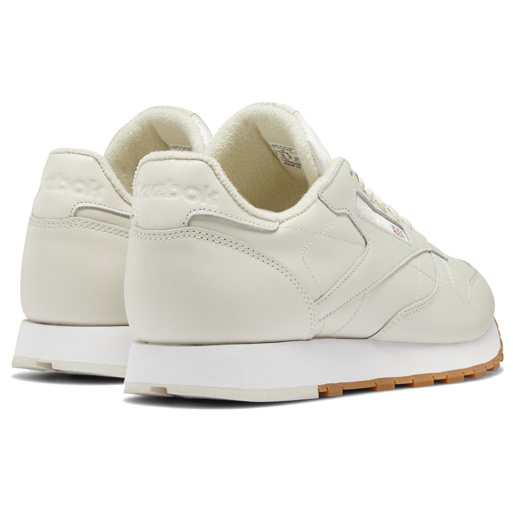 Reebok Classic Leather Synthetic Leather Cushioning Coverage Cushioning Coverage Low top Casual Shoes Men's Ecru DV7171