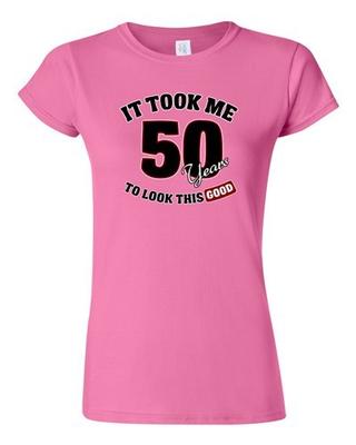 Junior Il M'a Fallu 50 Ans Pour Avoir l'Air Aussi Bien Humour Drôle Nouveauté DT T-shirt Tee T-shirt Unisexe