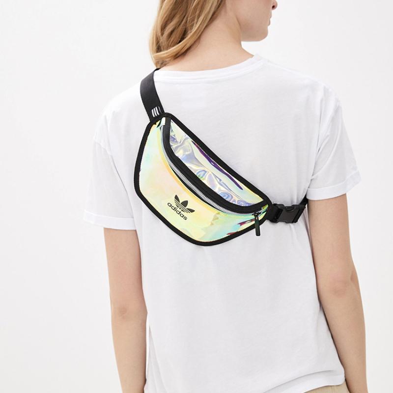 Adidas Originals Polyurethane Shoulder Bag, Crossbody Bag, Sling Bag, Fanny Pack Regular Women's Multicolor Adidas FM3261