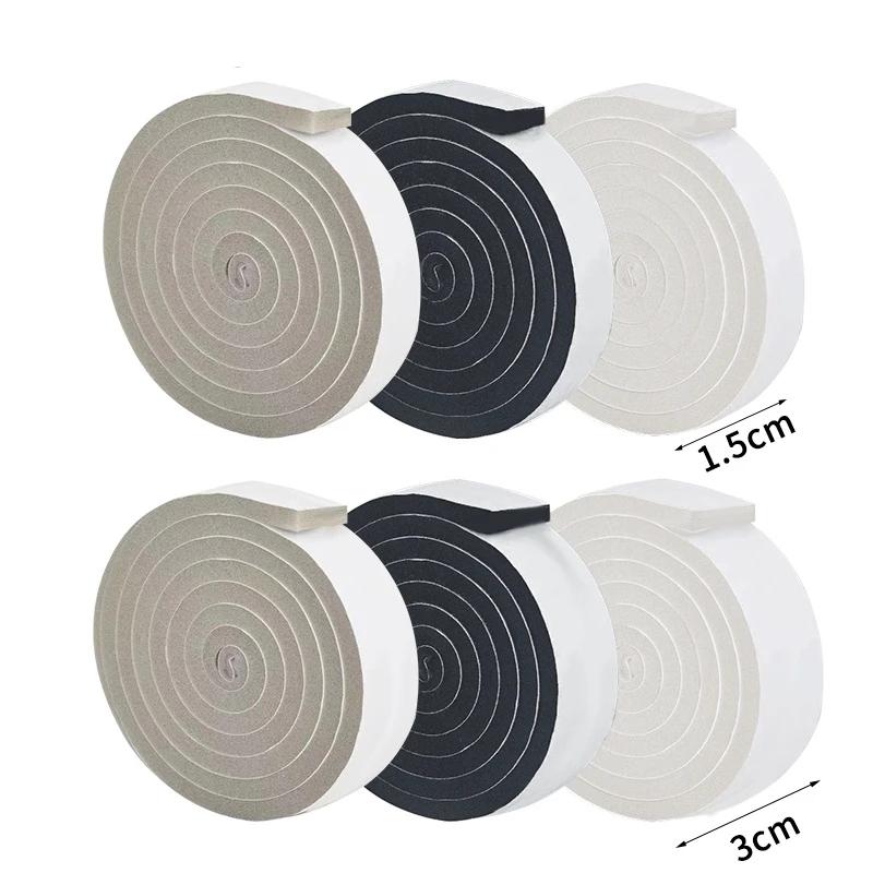 Door Window Sealing Strips Self-Adhesive Sponge Foam Soundproof Tape Windproof Dustproof Door and Window Gap Seal Strip
