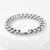 Thick Durable Stylish Stainless Steel Hip-hop Miami Cuban Chain Bracelet PVD18k Gold Men Women Waterproof Cuban Chain