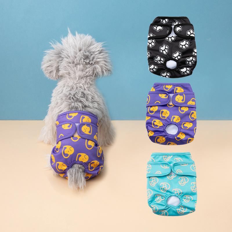 Nowe Jesienne Majtki Fizjologiczne dla Zwierząt Domowych Grube Pieluchy dla Szczeniąt Psów Kotów, Słodkie i Wygodne