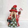 Resin Christmas Witch Figurine Santa Claus/Snowman/Witch Santa Claus Statue  Christmas