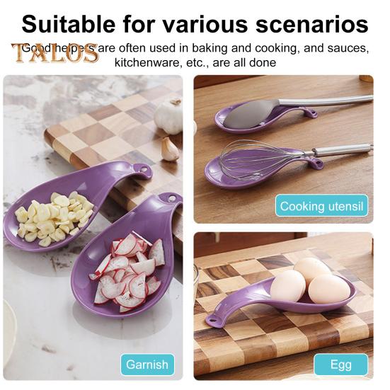 2Pcs Spoon Rest for Stove Top Durable Plastic Spoon Holder Kitchen Utensils Holder Easy To Clean Spoon Mat Compact Size Ladle Holder Stylish Look