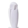 Resin Owl Statue Abstract Art Shelf Decoration Owl Figurine Owl Sculpture Handicraft for Mantel, Bookshelves, Cafe White