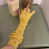 Hollowout Knit Gloves Fashion Women Accessory Fingerless Gloves Y2K Arm Decors