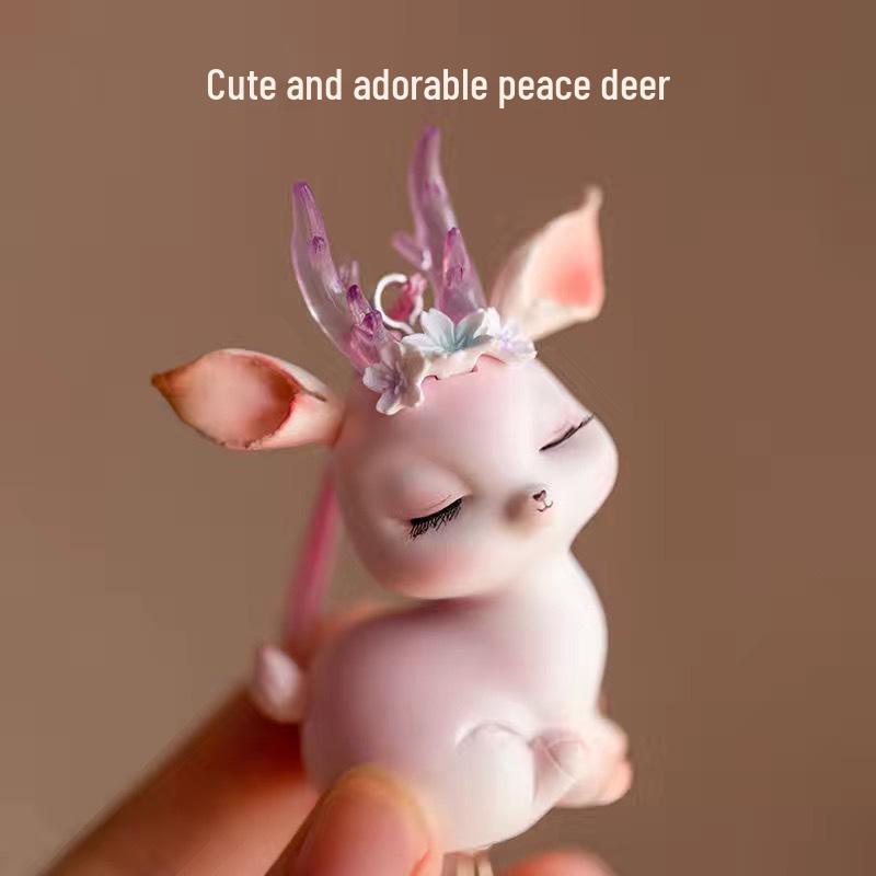 

Bambi Safe Trip Ornament: Luxury Handmade Car Pendant for Interiors