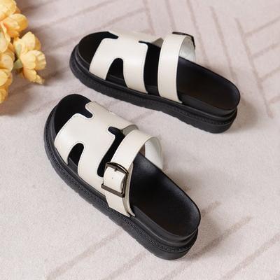 Women's Summer Chunky Platform Sandals Fashion Cross Strap Gladiator Shoes Woman Thick Bottom Sandals for Women