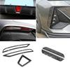 For Changan UNIV UNI-V Accessories 2022 2023 2024 ABS Carbon fiber Car Front Fog Light Cover Rear Lamp Decor Sticker Cover Trim