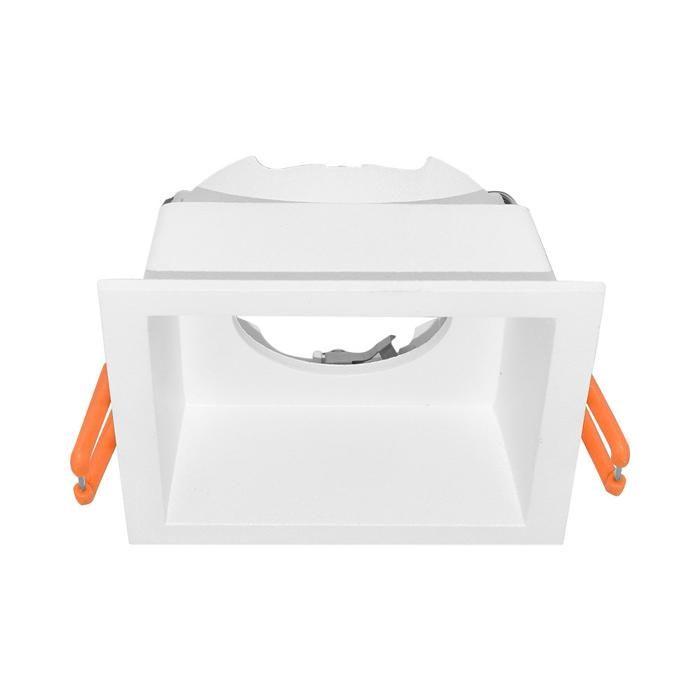 Support de spot Tetra S2 carré blanc MR16 GU10/GU5.3