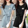 Summer Fairy Casual Shorts & Tee Set for Women - Fresh & Age-Reducing Two-Piece