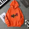 Women's Real Shot American Plant-printed Sweater Hooded Autumn and Winter New Men's and Women's Models