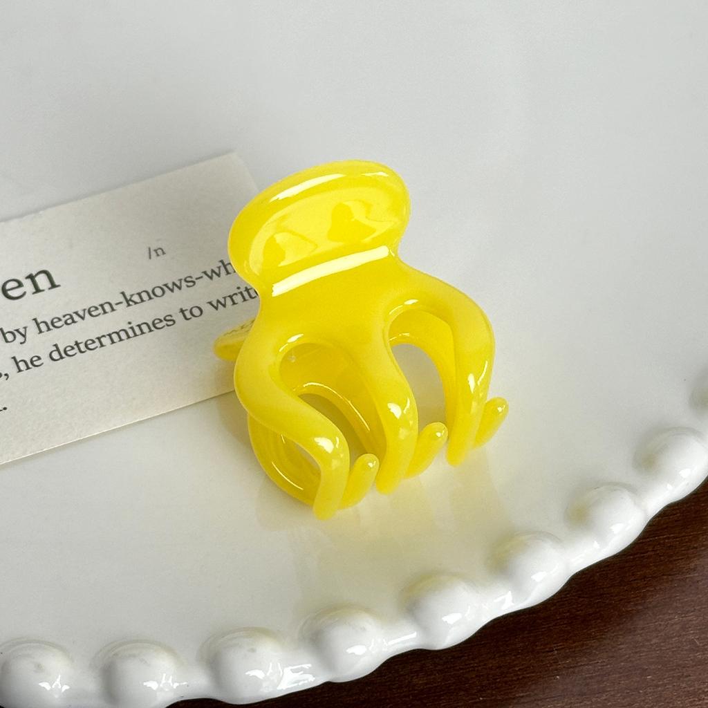 Retro Acetate Hair Claw Clips Sweet Small Hairpins Crab Clamp Barrettes for Womens Girls Trendy Ponytail Holders Party Accessory