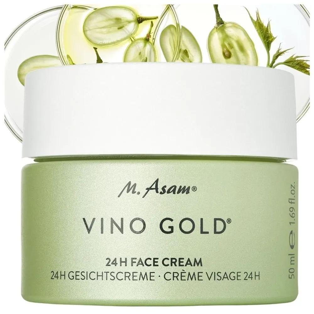 Vino Gold 24-Hour Face Cream, Wrinkle Improvement, Anti-Aging