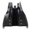 Semme Replacement Fuel Tank with Pressure ABS Plastic Gas Gas Tank for CRF70 XR70 CRF80 CRF100 Dirt Pit Bikes Cap,