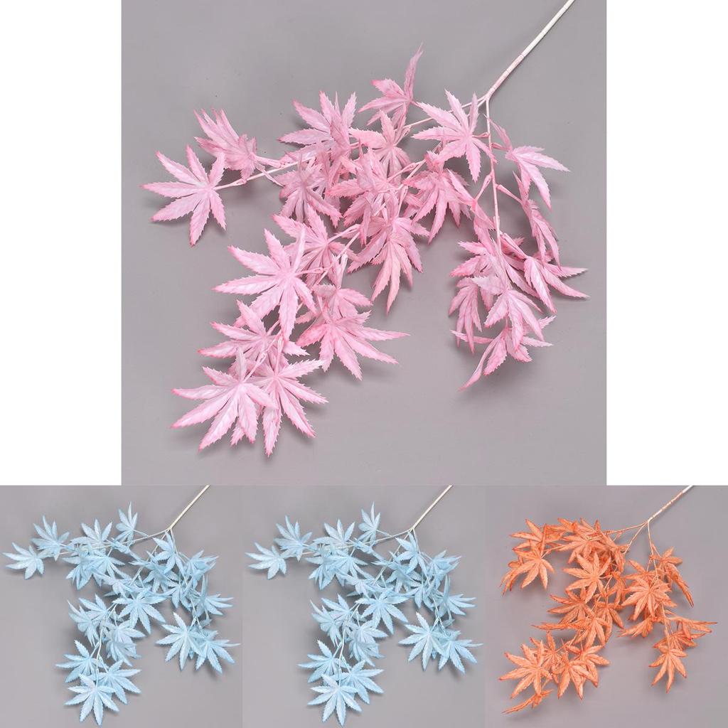 Maple Leaf Synthetic Flower Party Decoration For Wedding And Event Backdrops