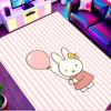 Miffy Print Rug, Washable Floor Carpet, For Entryway Dorm Laundry Room Office Study, Home Decor Birthday Christmas Gift