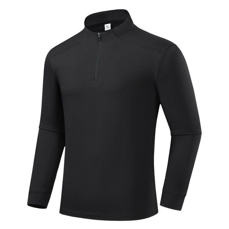 2026 Men's Breathable Half-Zip Long Sleeve Polo Shirt for Sports & Outdoor Activities