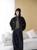 2025 Chinese Style Double-Sided Wool Coat for Women - Short, Elegant, Modern Design for Petite Frames