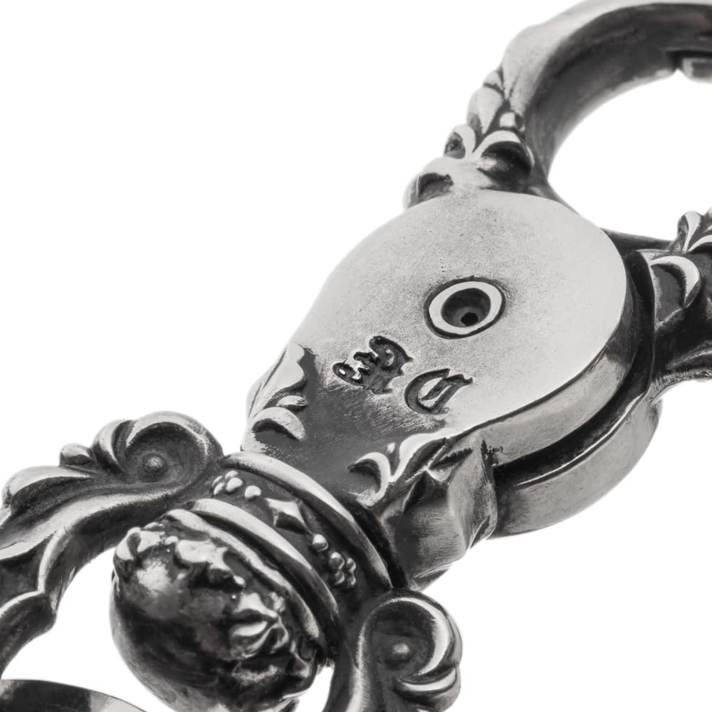 Artemis Classic Rose Lobster Key Silver and Brand Silver Key Key Key Stainless Steel Keychain, Ring, ACK0056, Accessory, Men's Women's, Jewelry,