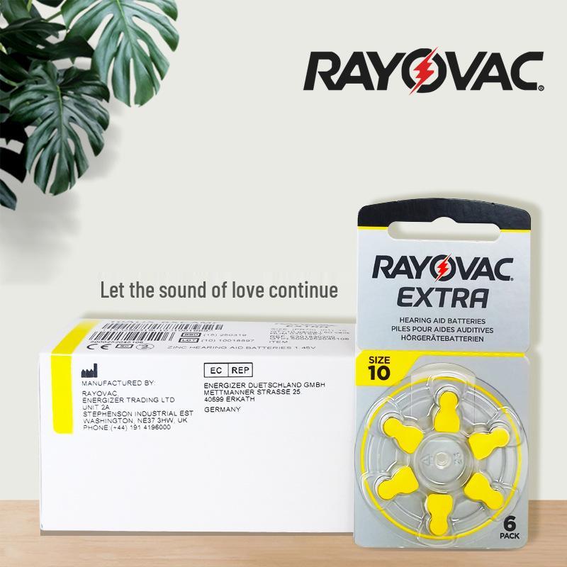 Rayovac American Zinc Air A10 PR70 Hearing Aid Batteries