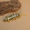 Brass Locust Copper Craft Home Decor Tea Pet Grasshopper Vintage Collectible Antique Handheld Gift