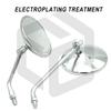 For Z900RS W800 Anti-Glare Rearview Mirror Retro Side Mirror For Kawasaki W230 Eliminator 400  Z650RS Electroplated Mirror
