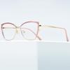High-End Cat Eye Metal Glasses: Street Style Anti-Blue Light & Photochromic Optical Lenses