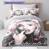Sabrina Carpenter Pattern Bedding,Quilt Set Quilt Cover Pillowcase Home Birthday Gift(1 * duvet cover + 2 * pillowcase, without core)