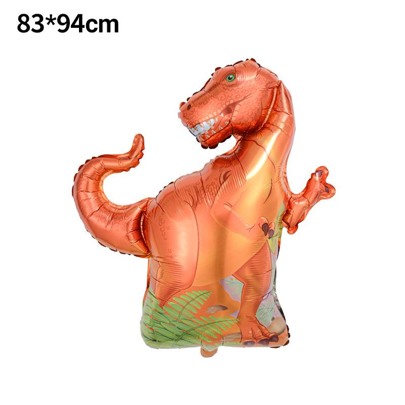 Cartoon Animal Tyrannosaurus Rex Dinosaur Balloon Children'S Cartoon Q Version Birthday Forest Theme Party Decoration