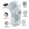 Gray Compression Knee Pad for Women & Men - Protective Support for Cycling, Running, Squats, and Mountaineering