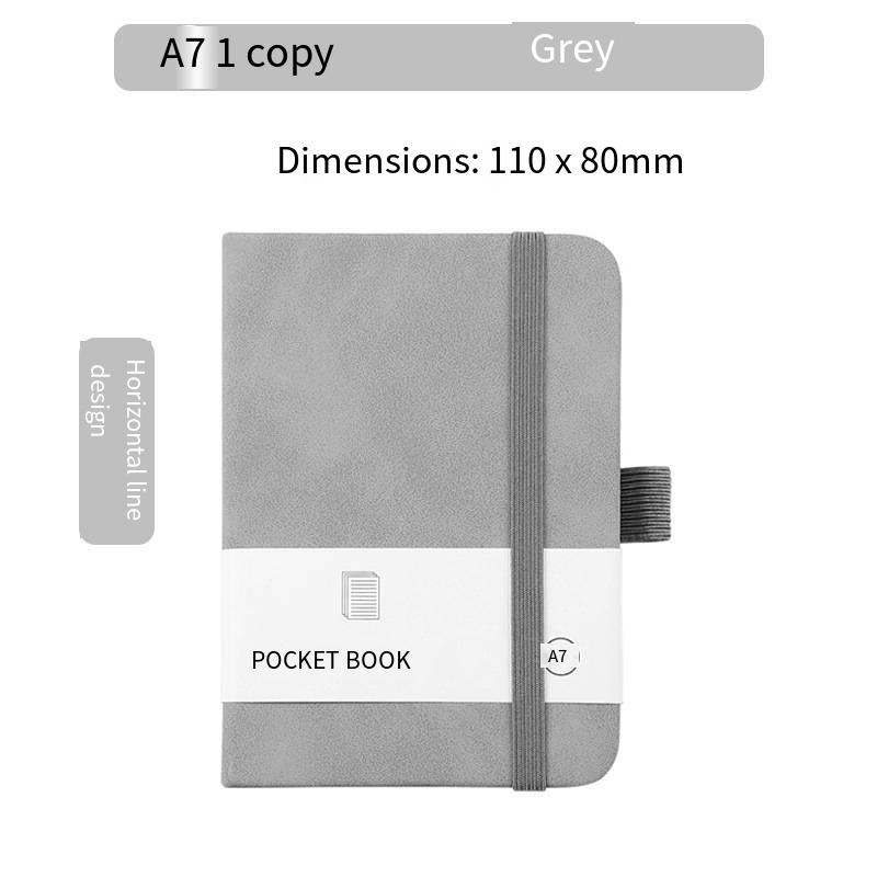 A6 A7 Mini Notebook Portable Pocket Notepad Memo Diary Planner Agenda Organizer Sketchbook Office School Stationery