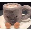 Jellycat-Inspired Plush Toy: Three-Label Lop-Eared Rabbit & Bear Cake Doll - Perfect Birthday Gift for Girls